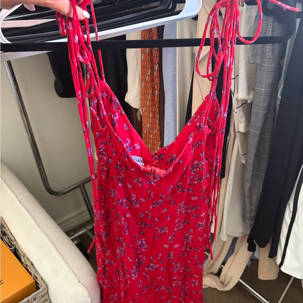 Rat & Boa Scarlet Floral Dress